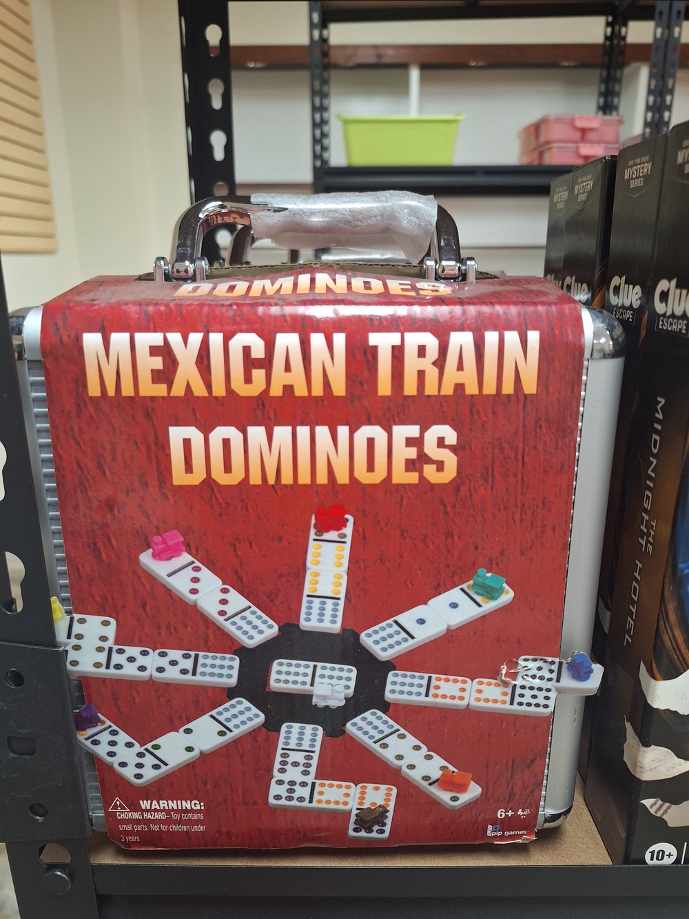 Mexican Train Dominoes Game - Red Game Case
